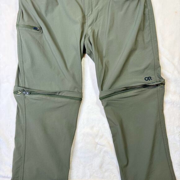 Outdoor Research Women’s Ferrosi Zip-Off Pants Size 12 Olive Performance Outdoor - Picture 11 of 16